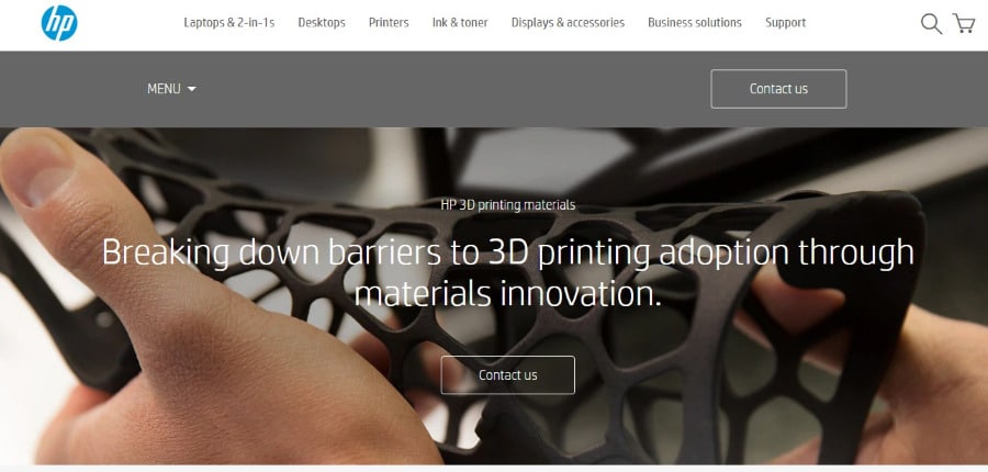 HP 3D Printing Materials