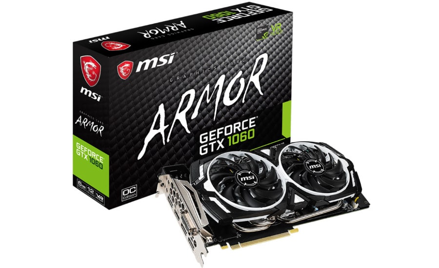 MSI GeForce GTX 1060 6GB Armor OC