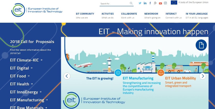 European Institute of Innovation Technology