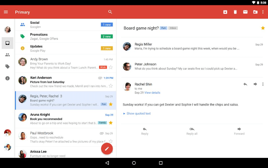 Google Gmail Android