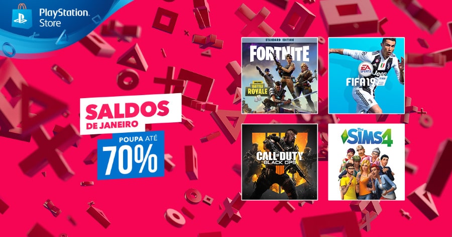 Saldos de Janeiro PlayStation Store