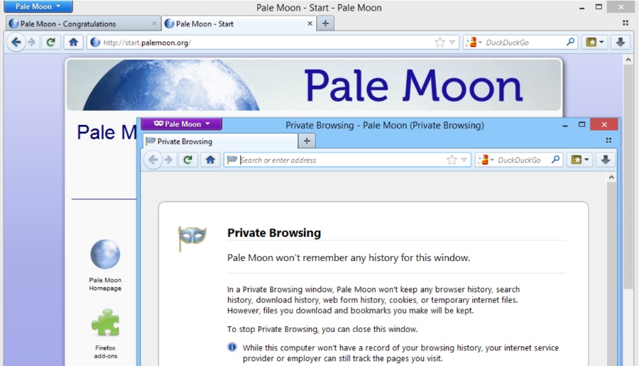 Pale Moon Browser