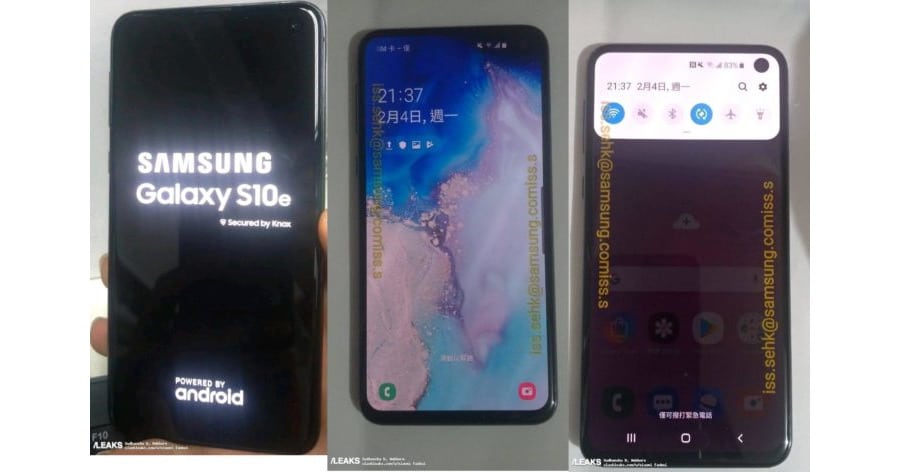 Slashleaks Galaxy S10e