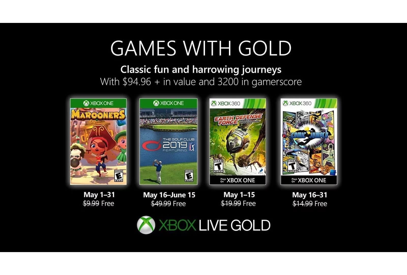 Microsoft Games with Gold