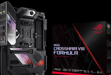 A ROG Crosshair VIII Formula foi um dos produtos vencedores. ©Asus