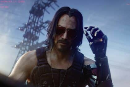 Keanu Reeves é o protagonista de Cyberpunk 2077. ©Microsoft