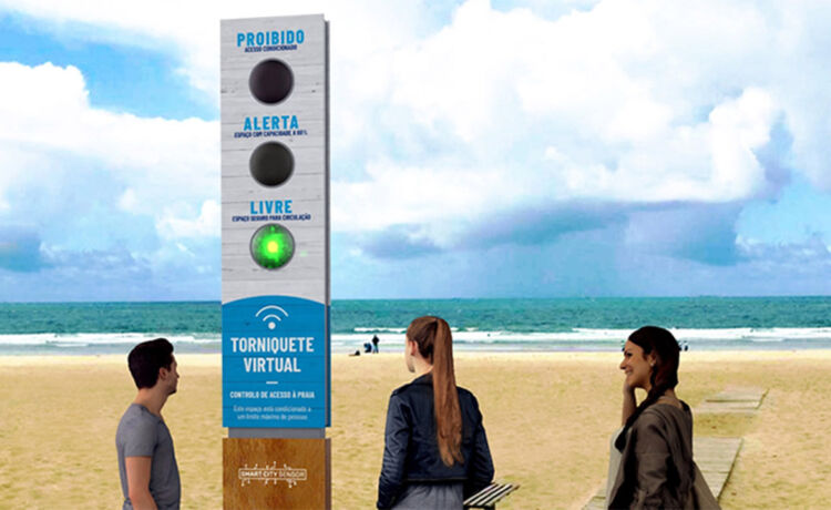 Semáforo para Praias ©Smart City Sensor