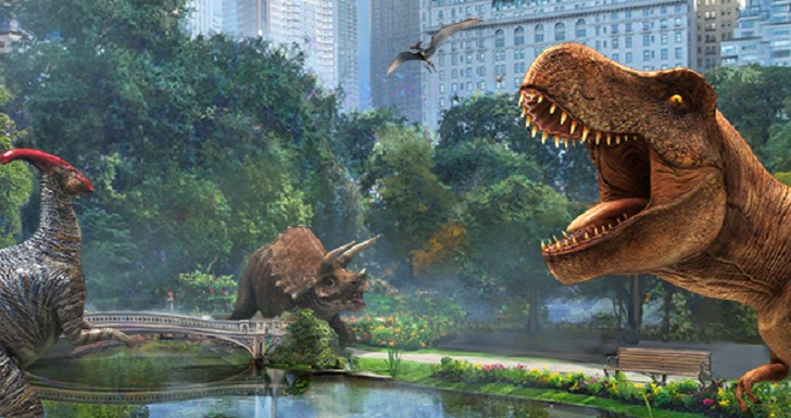 Busca do Google traz dinossauros de Jurassic World em realidade