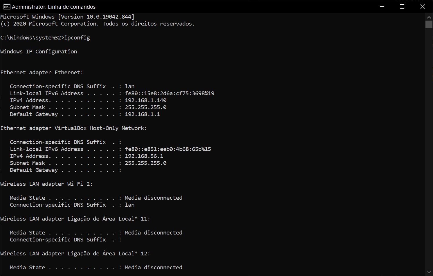 VER TODOS IP'S DA REDE PELO CMD (Prompt de Comando) – DOS – RDWD BLOG