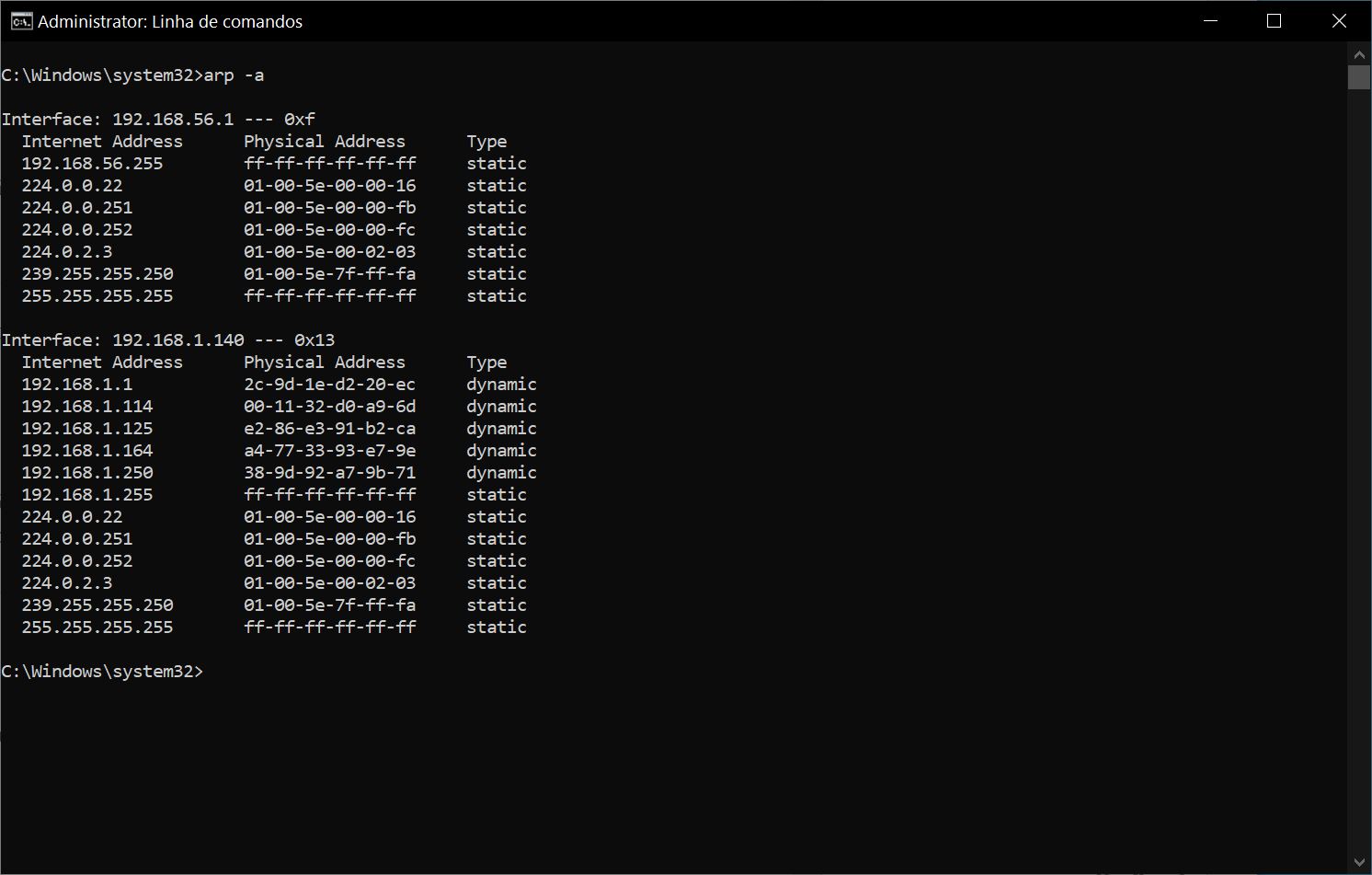 VER TODOS IP'S DA REDE PELO CMD (Prompt de Comando) – DOS – RDWD BLOG