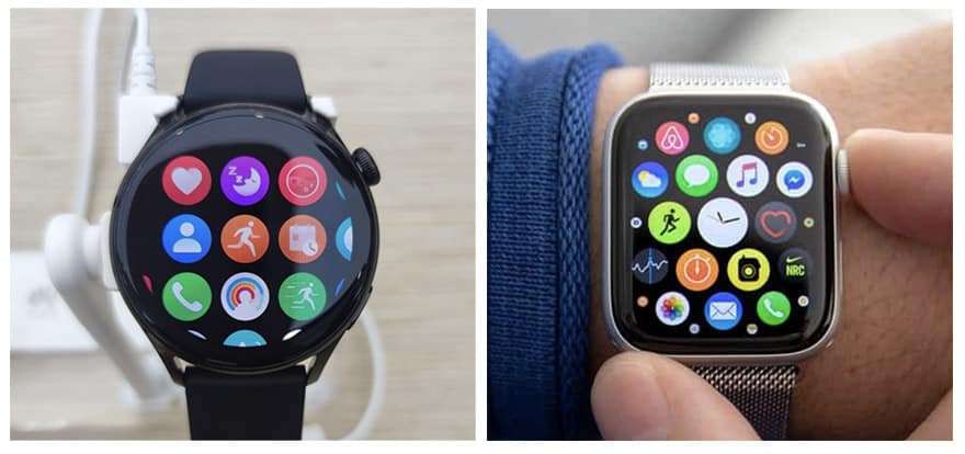 ©DR | HarmonyOS vs. watchOS