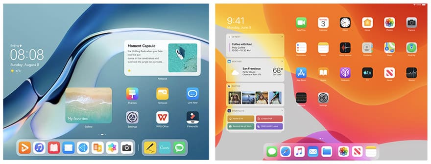 ©DR | HarmonyOS iPadOS