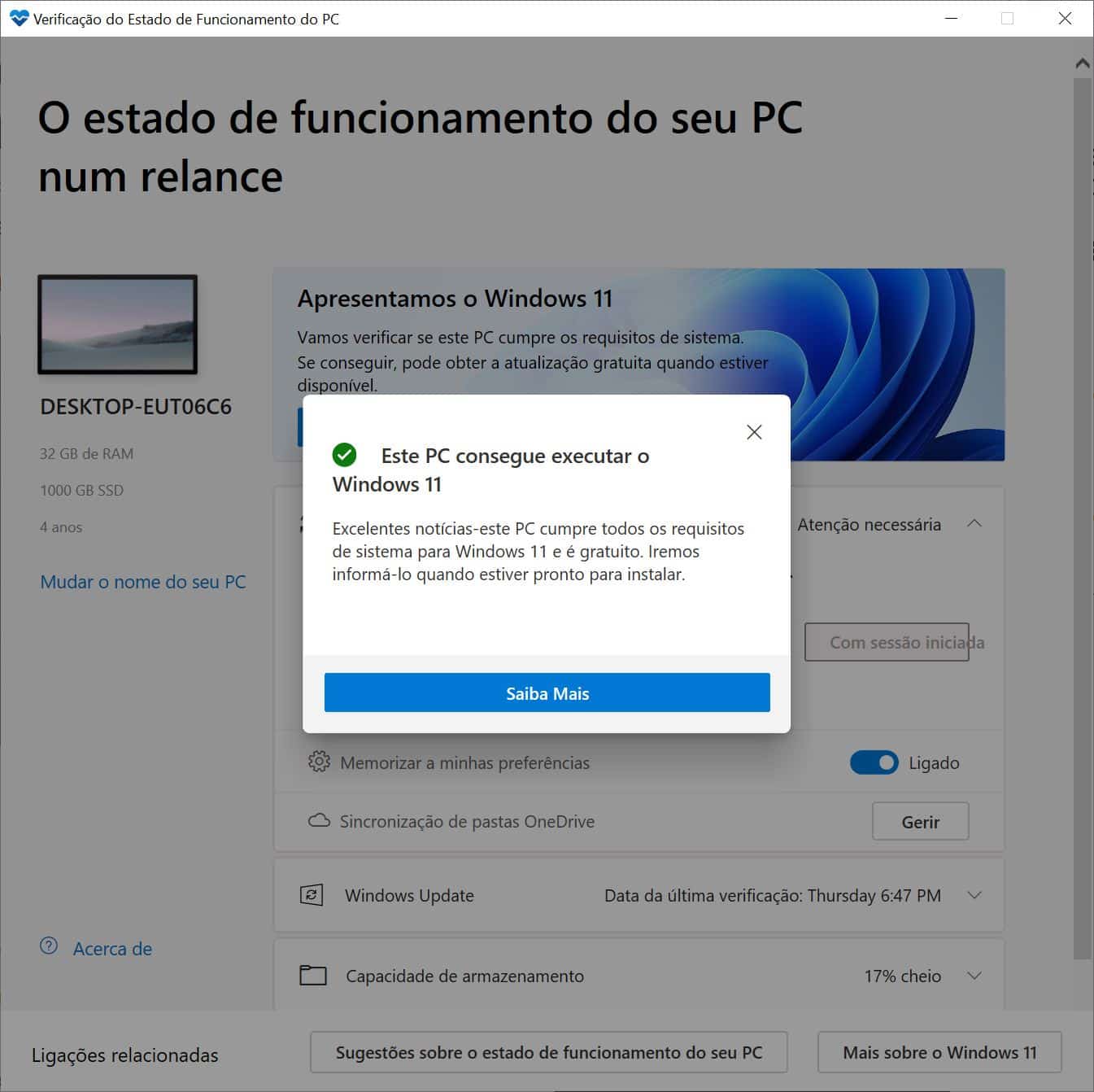 Microsoft atualiza ferramenta para checar compatibilidade com Windows 11