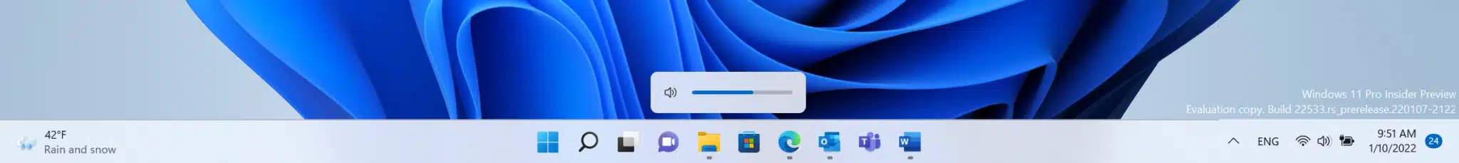 Volume Windows 11 Novo