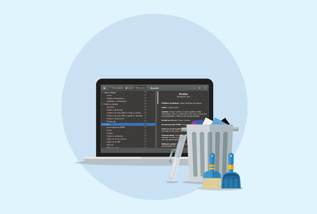 Limpar o PC Bleachbit