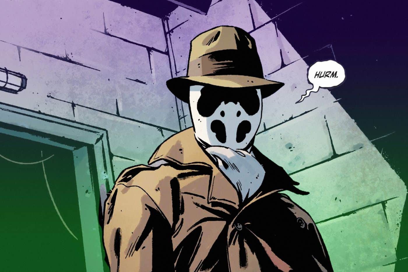 DC | Rorschach, um dos Watchmen, nos comics da DC.