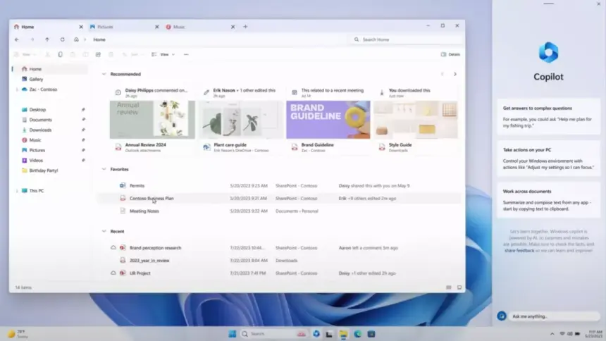Explorador de ficheiros