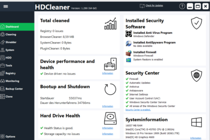 HDCleaner