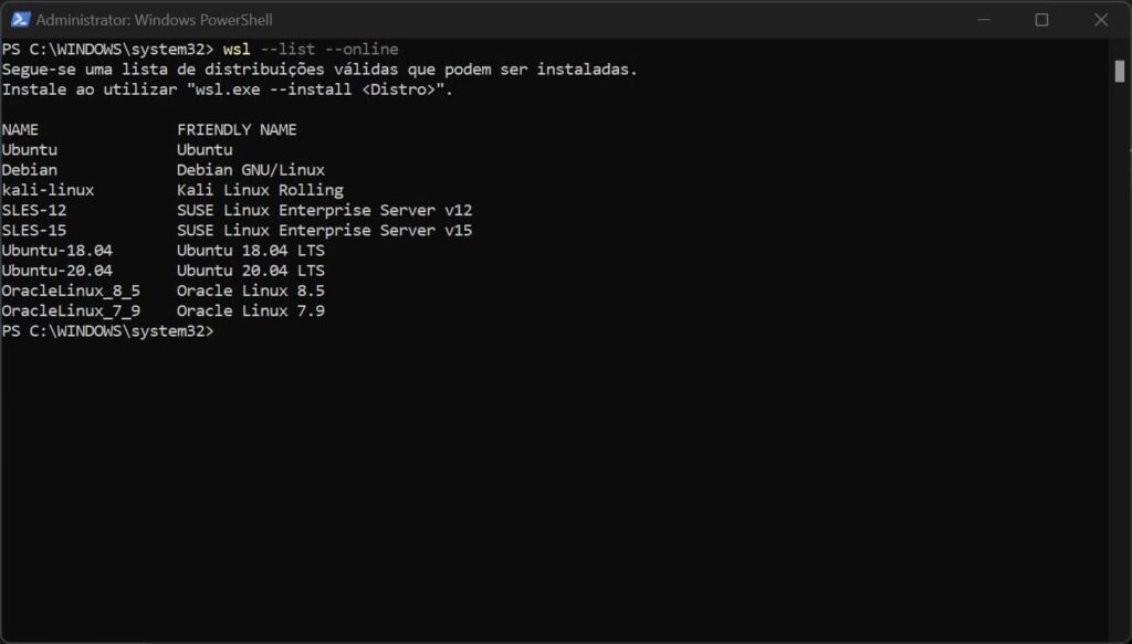 Instalar e usar Linux no Windows 10 e Windows 11