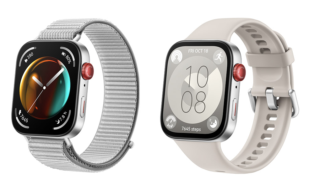 Huawei lança o seu primeiro relógio quadrado, com um aspecto semelhante ao Apple Watch (coroa vermelha incluída)