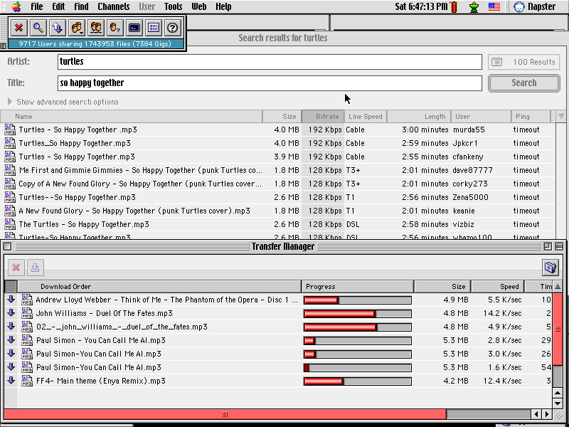 ©Njahnke / Wikimedia Commons Napster