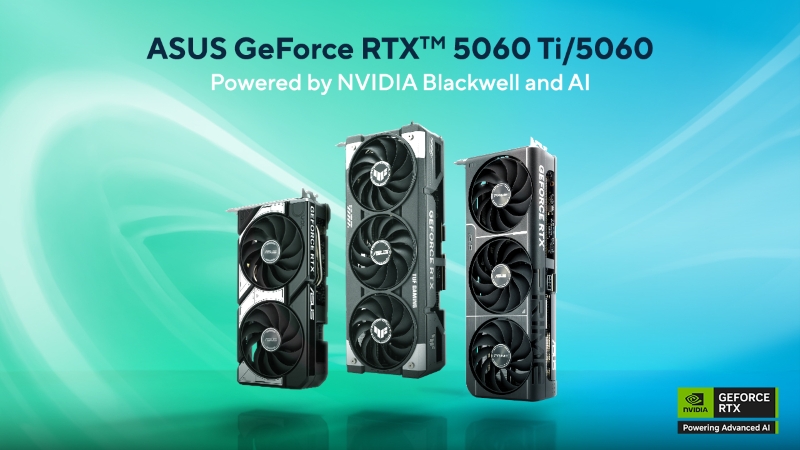 ASUS RTX 5060 Ti RTX 5060 Banner