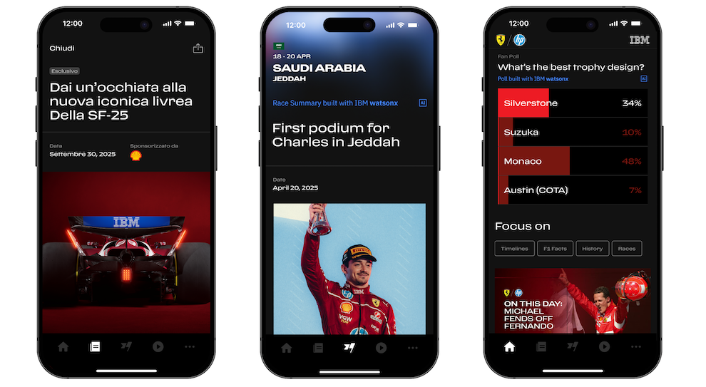 ©IBM / Ferrari | App