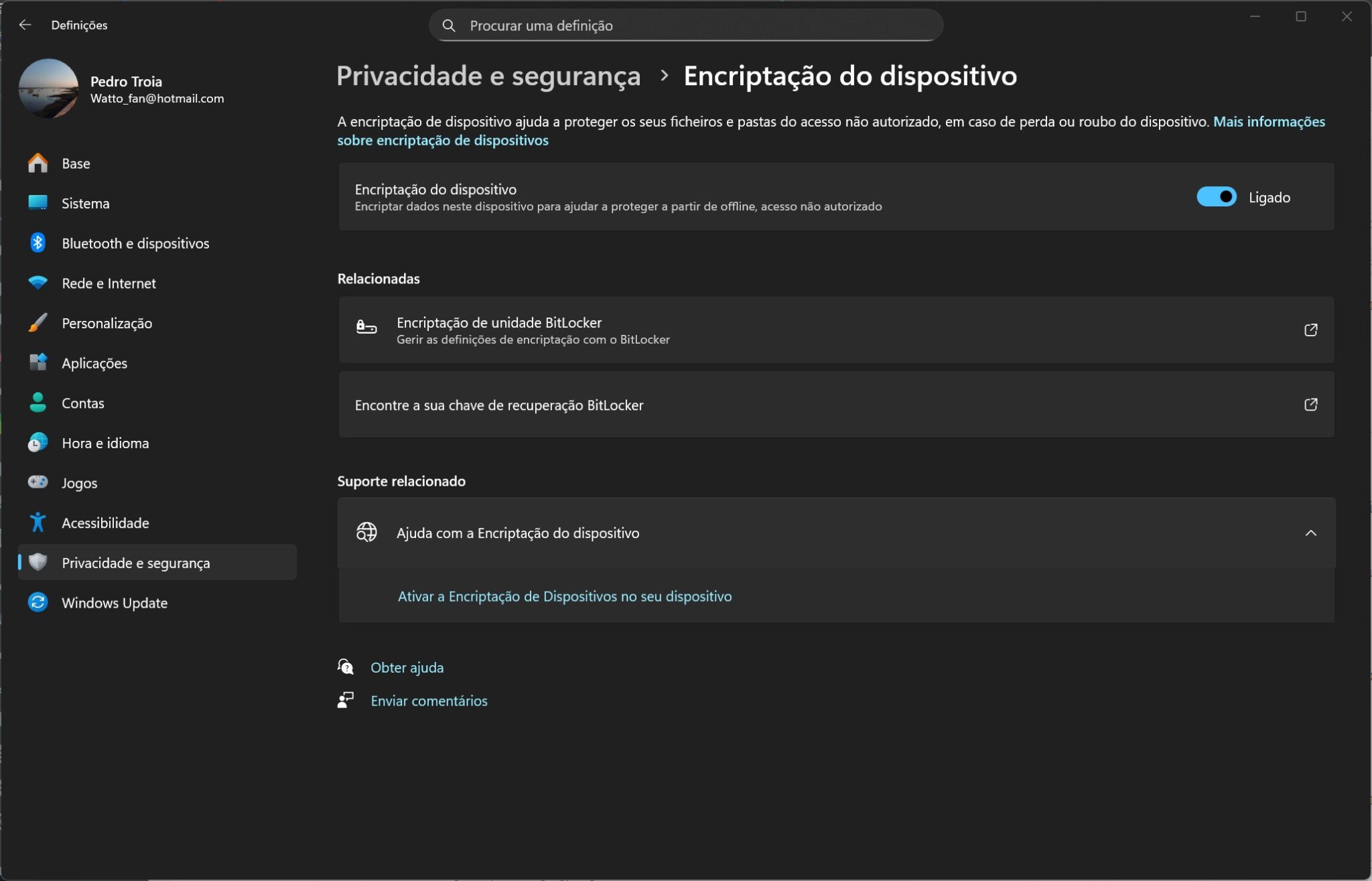 Encriptação