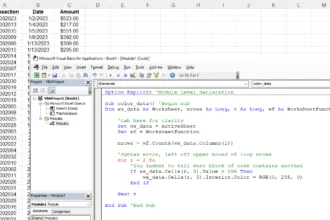 VBA