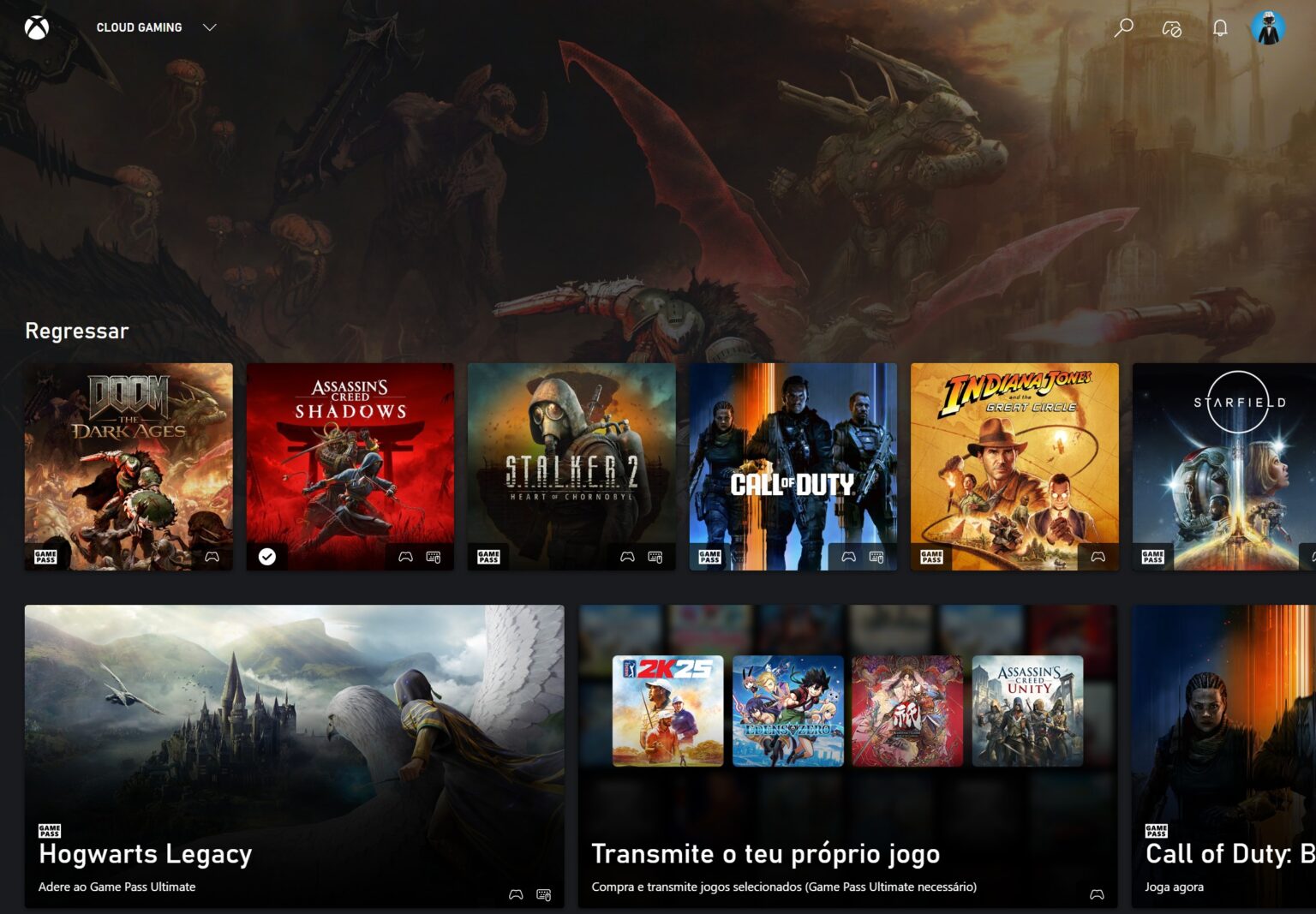 Xbox Cloud Gaming
