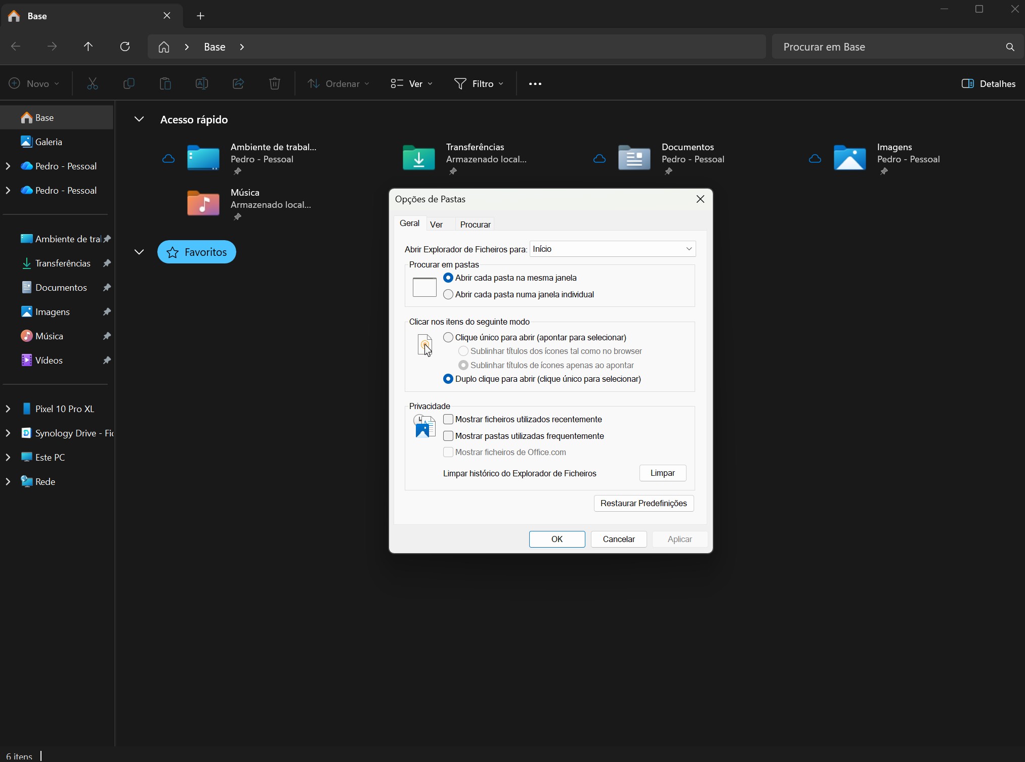 Dica do dia: Deixar de ver os ficheiros recentes quando abre o Explorador de Ficheiros do Windows 11