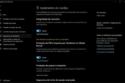 Isolamento do núcleo