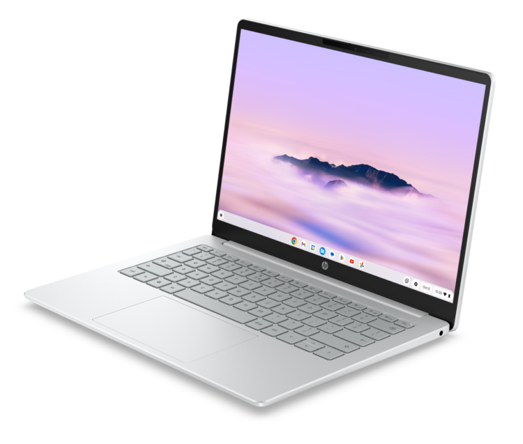 HP Chromebook Plus 14_GlacierSilver_FrontLeft