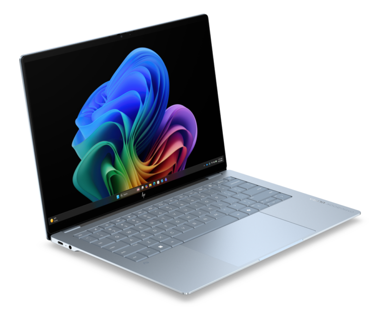 HP OmniBook Ultra 14 inch Laptop_NGAI PC_StoneBlue_QC_FrontRight