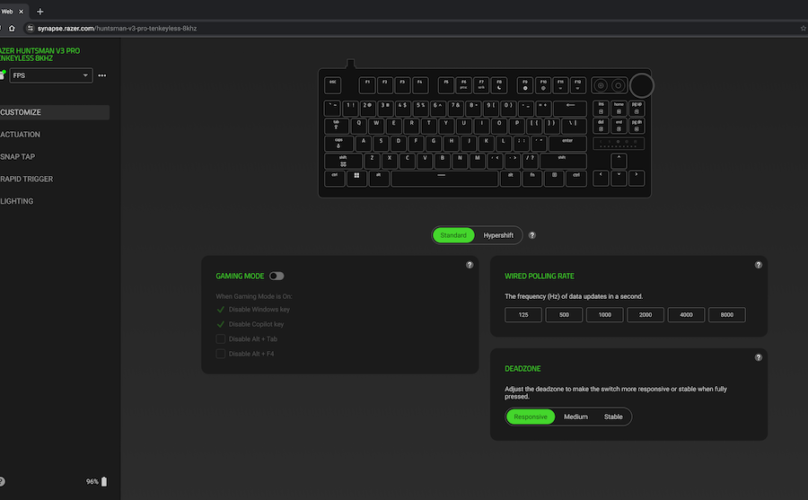 ©Razer | Synapse Web