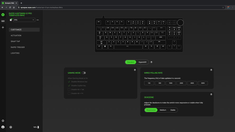 ©Razer | Synapse Web