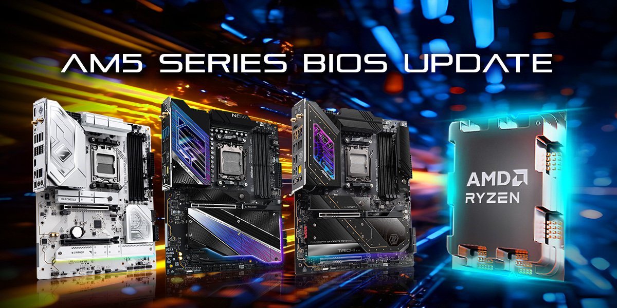 ASRock lança correção crítica para motherboards AM5 e processadores Ryzen