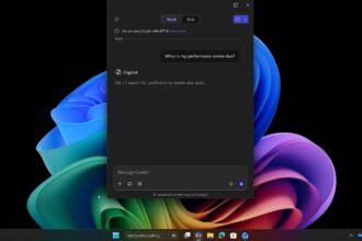 Copilot Barra de Tarefas