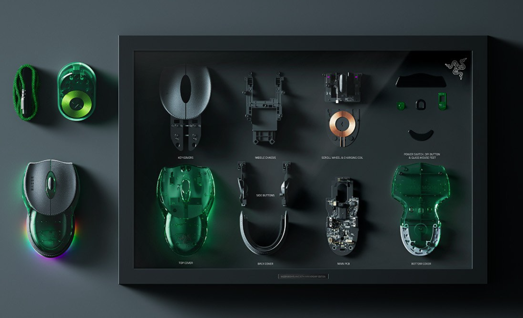 First Original Razer Mouse Vinte anos depois, o primeiro rato de gaming da Razer voltou à vida ...
