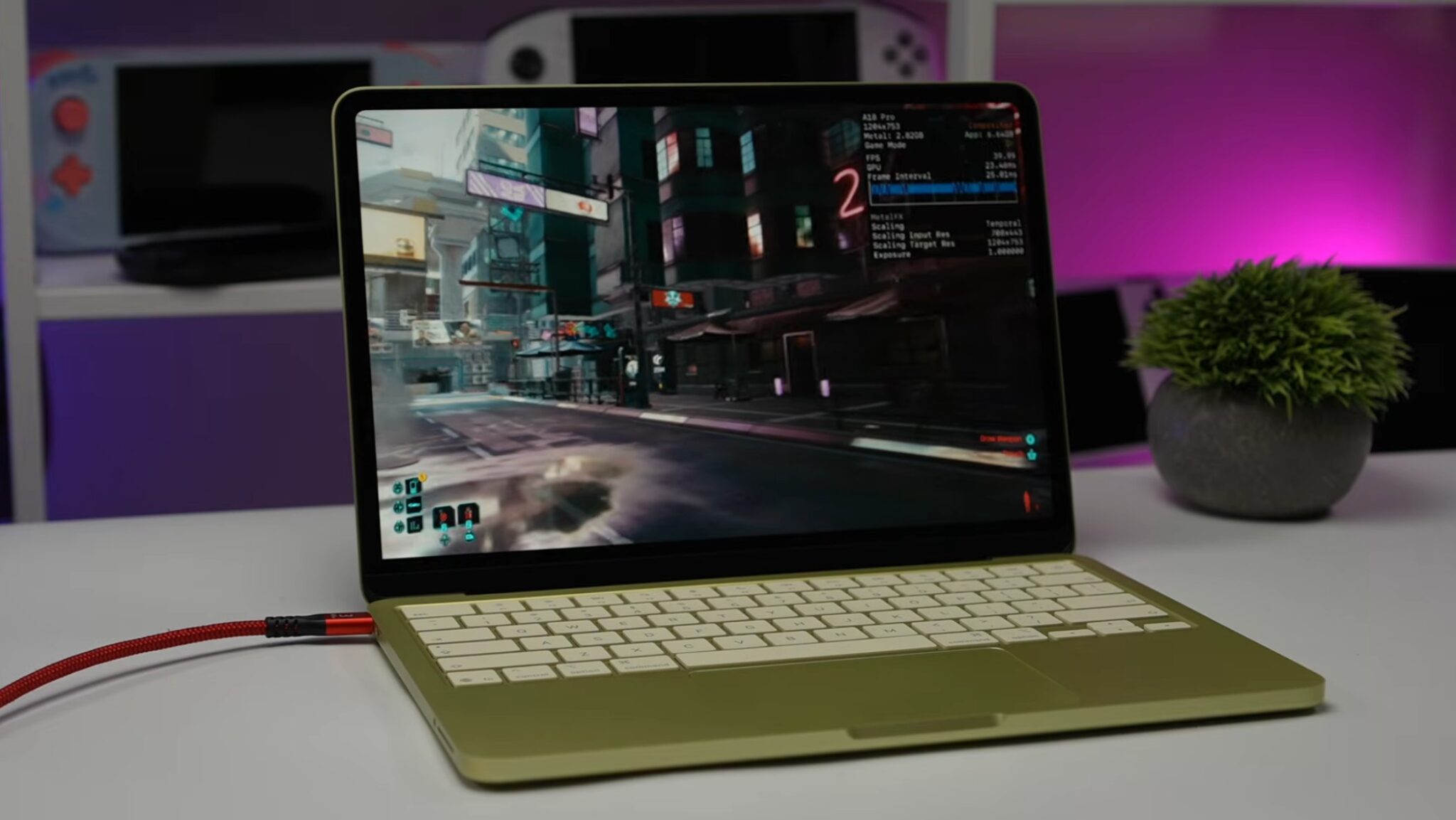 MacBook Neo consegue correr o Cyberpunk 2077 a mais de 30 fps