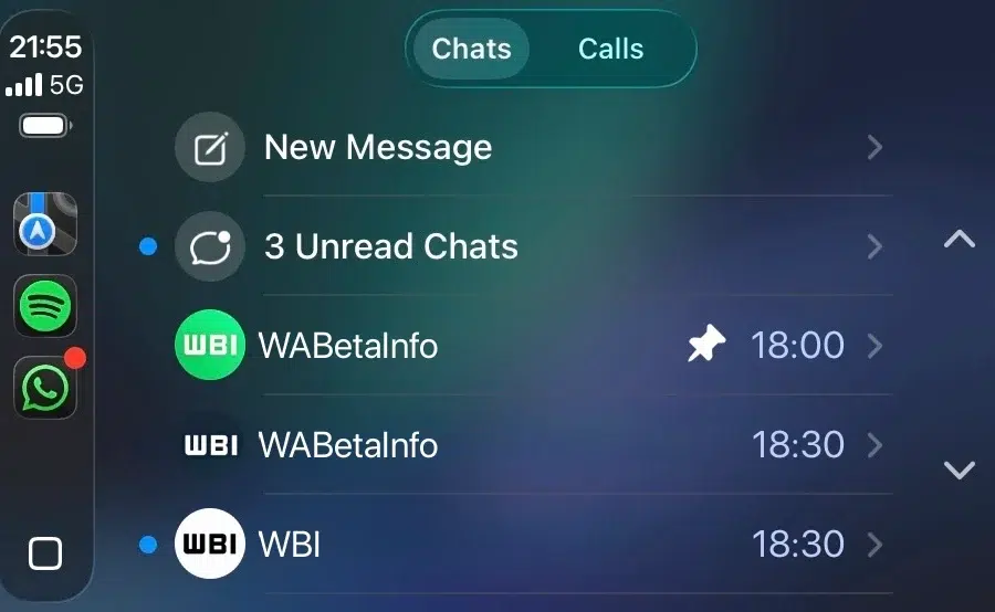 ©WABetaInfo | WhatsApp CarPlay