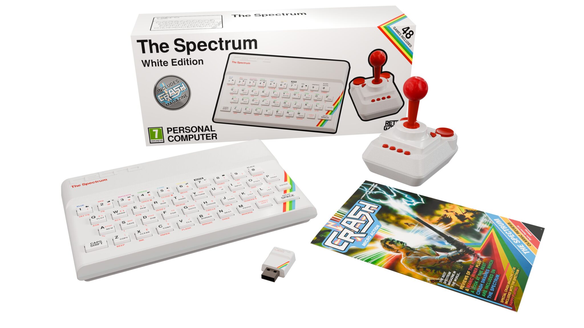 Retro Games lança edição especial em branco do ZX Spectrum