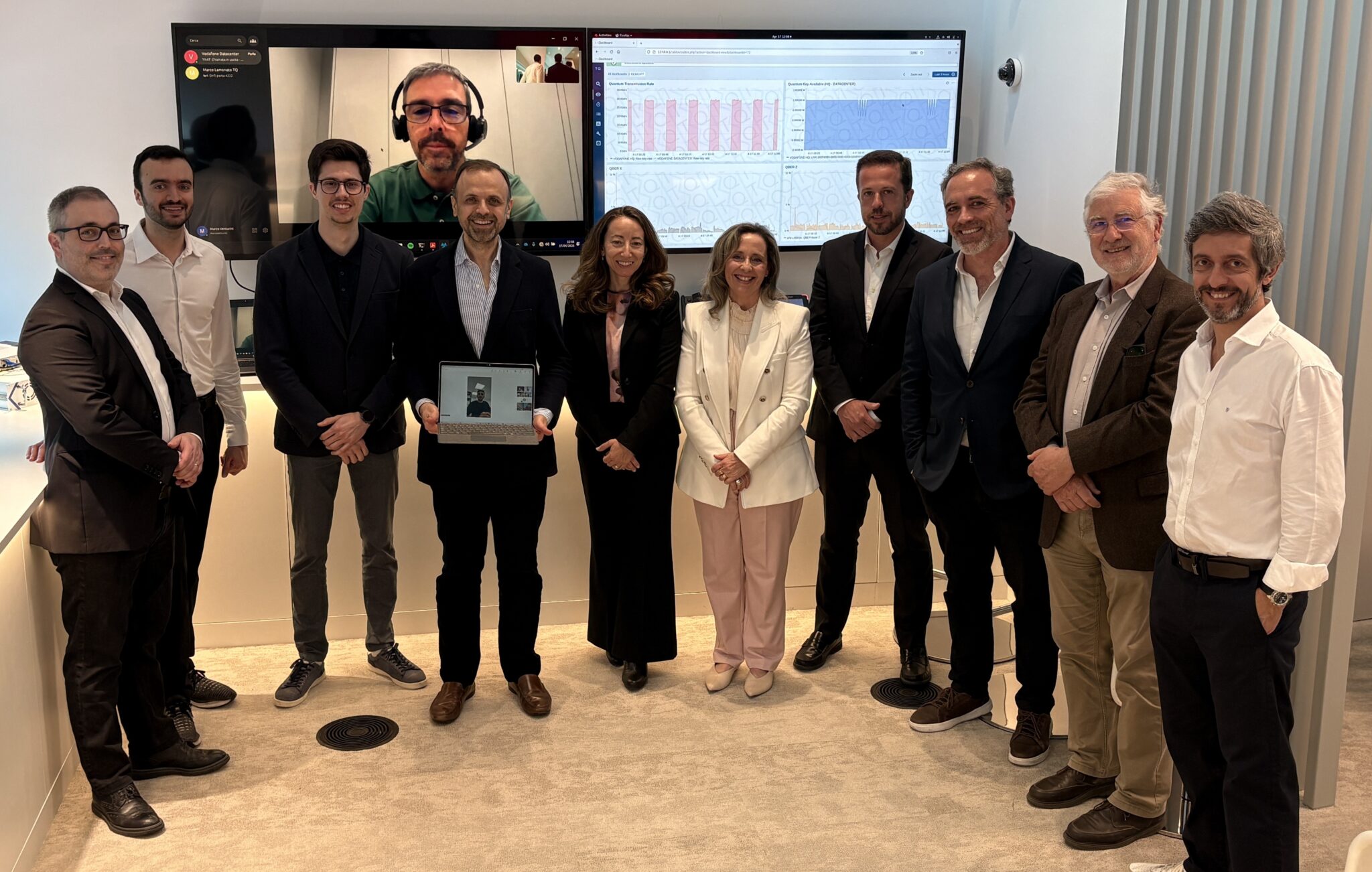 Vodafone e Técnico realizam primeira videochamada com encriptação quântica em Portugal
