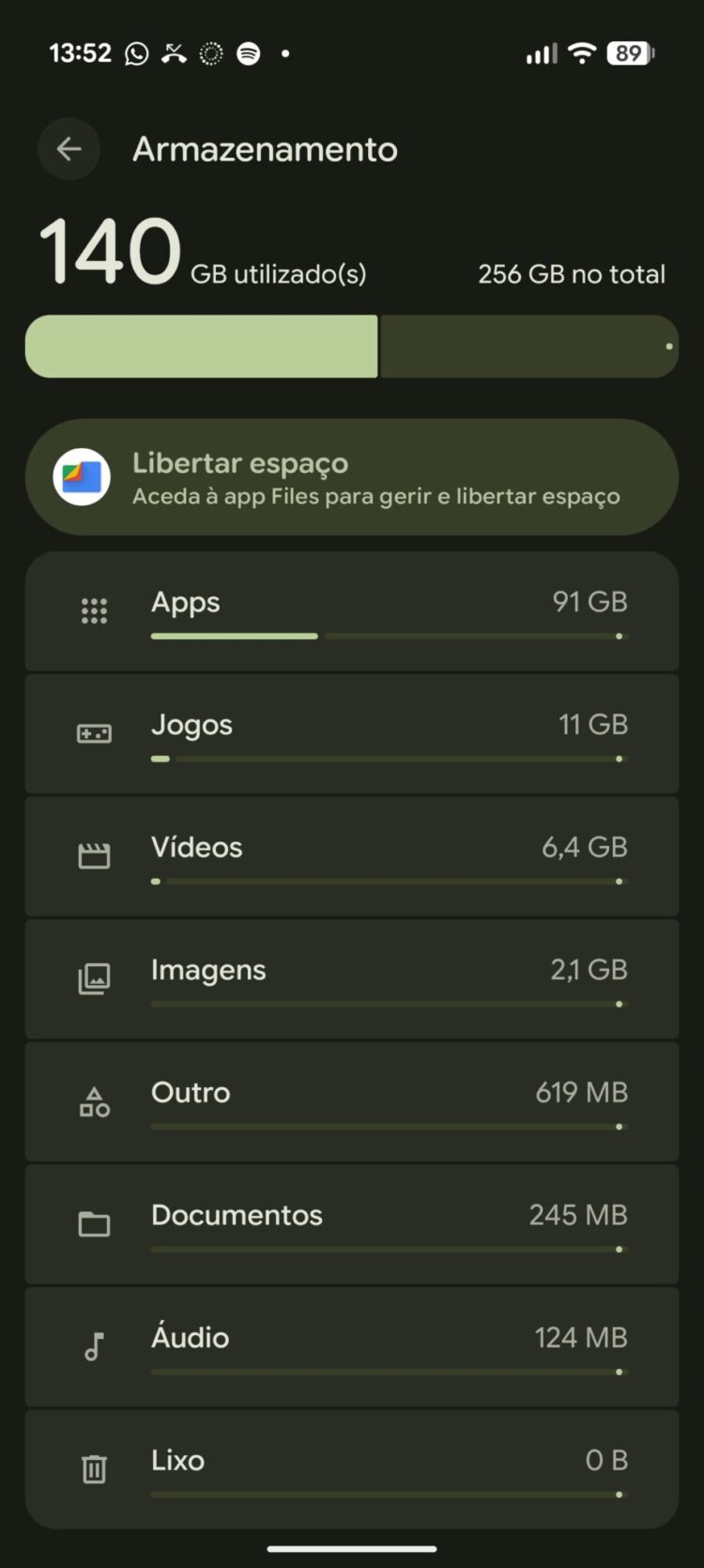 Definições Android