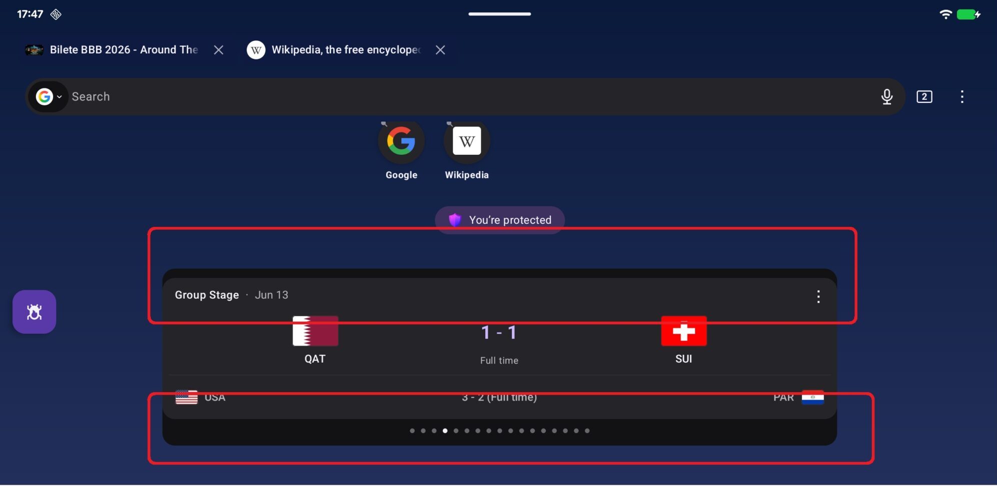 Firefox vai ter um novo widget para acompanhar o Mundial de 