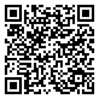 Black-and-white QR code to be scanned with a smartphone to open a link.