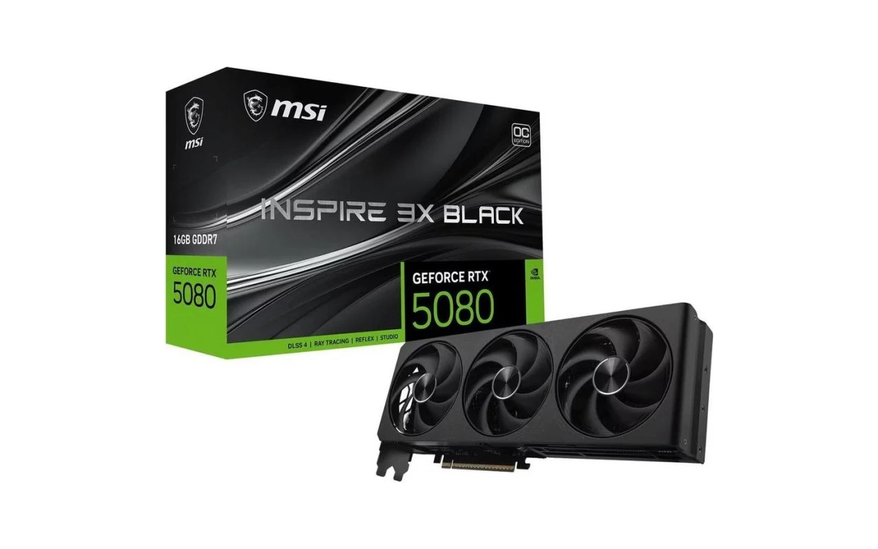 MSI RTX 5080 INSPIRE 3X BLACK