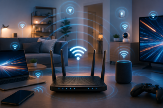 ©PCGuia / Imagem criada com IA | Wi-Fi 7