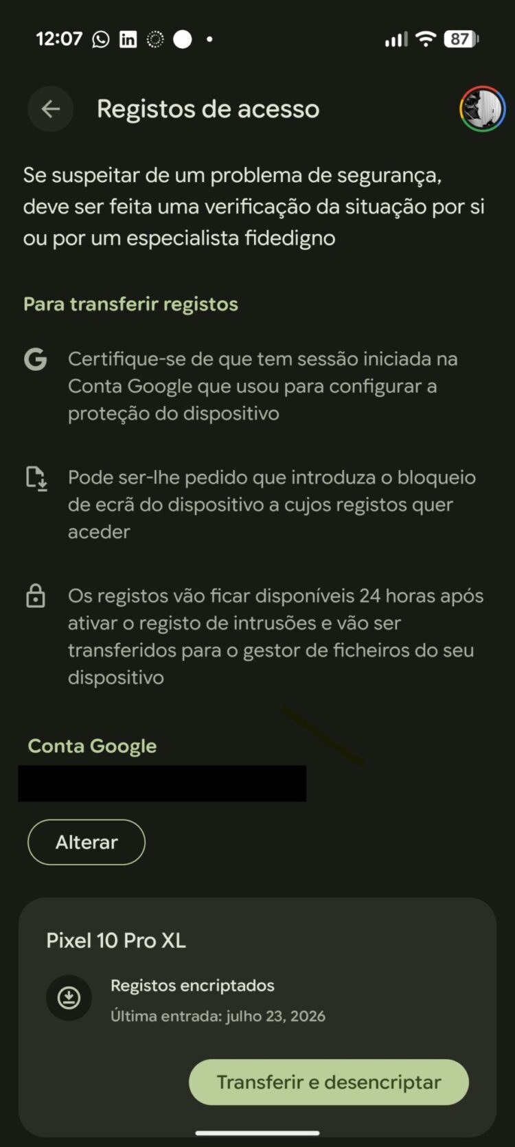 Registos_Android | PCGuia Registos_Android