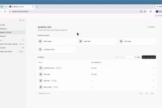 Codebase dashboard: left navigation with items like New Chat and Automations, main area shows a repo named ajvalenty-test under Recently Viewed.